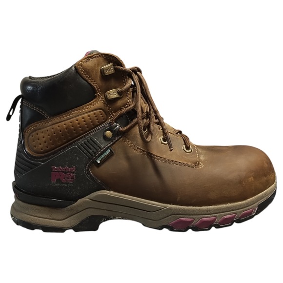 Timberland Pro Hypercharge 6" Work Boots Womens US 9.5 Multi Waterproof A24W8 - Picture 1 of 13